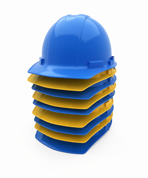 彩色安全帽图片下载