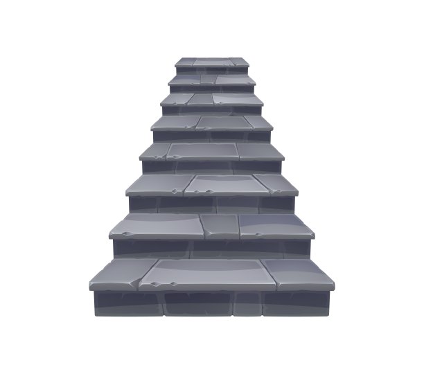 石阶或楼梯，卡通台阶图片下载