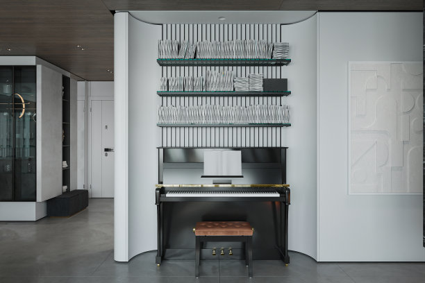 客厅照明创造氛围客厅照明创造钢琴和乐器的氛围。我主修钢琴和乐器。图片下载