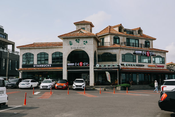 夏季的西归浦市景。图片下载