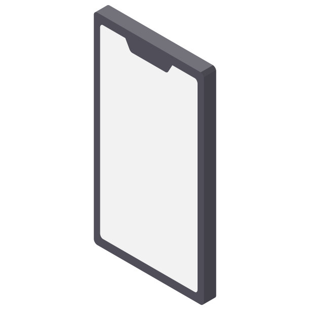 智能手机的插图。等距图标。没有主线。图片下载