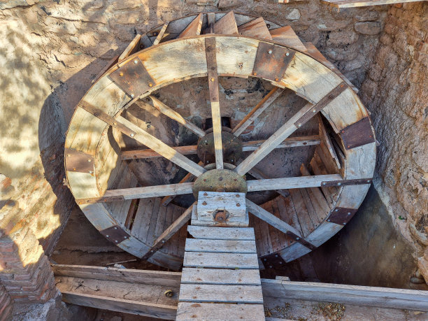 华科或多乔蒂(圣胡安)的老磨坊图片下载