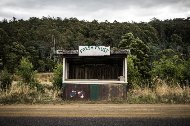 澳大利亚塔斯马尼亚州的路边销售图片下载