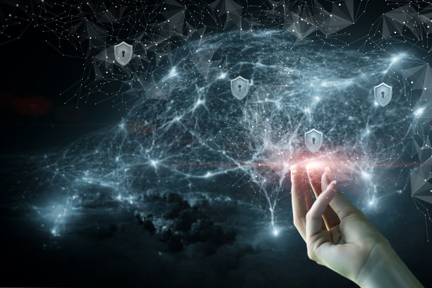 网络安全和全球连接。图片下载