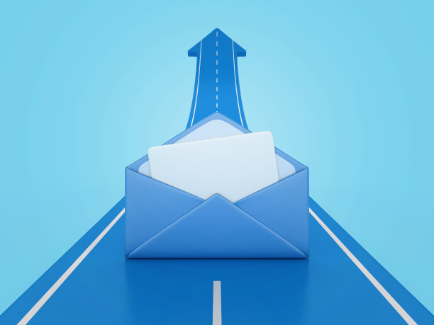 带有箭道的3D信封图片下载