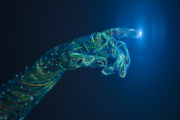 用人工智能触摸未来图片下载