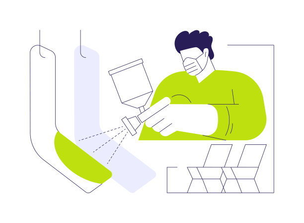 家具零件绘画抽象概念矢量插图。图片下载