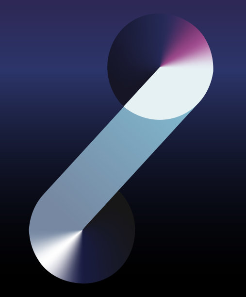 抽象时尚极简的圆形渐变图案数字壁纸背景图片下载