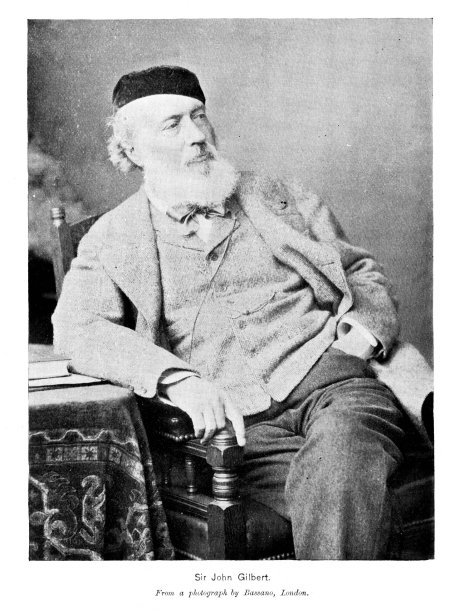 约翰·吉尔伯特，英国艺术家，19世纪英国文化图片下载