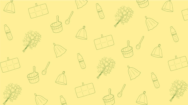 桑拿工具线条绘制背景图片下载