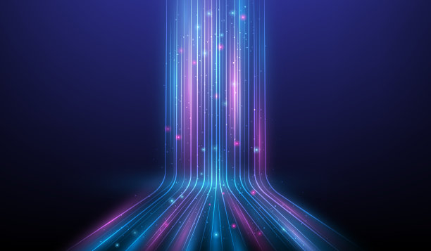 未来5g线互联网网络高速技术背景。矢量插图梦幻般的高科技设计。图片下载