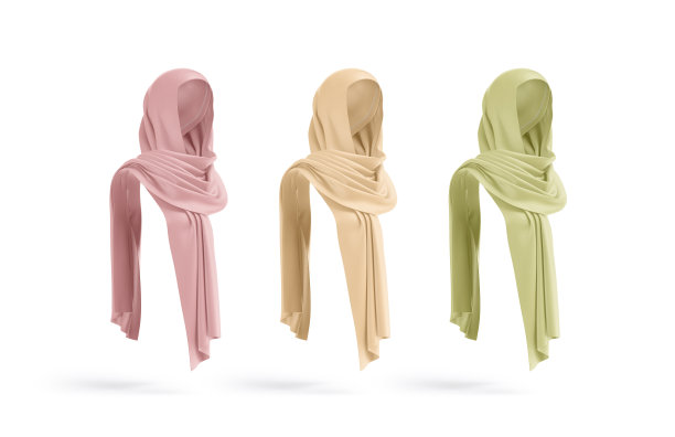 空白有色女性谢拉模型，侧视图图片下载