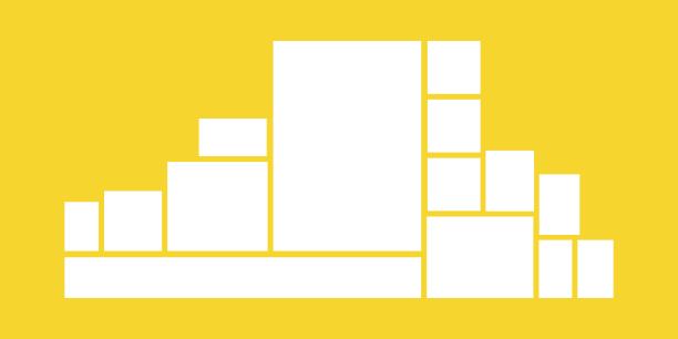 模板合成网格的照片。现实的拼贴画。心情板或照片图像布局。设计在一个黄色的背景图片下载