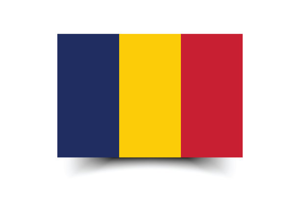 乍得国旗。图片下载