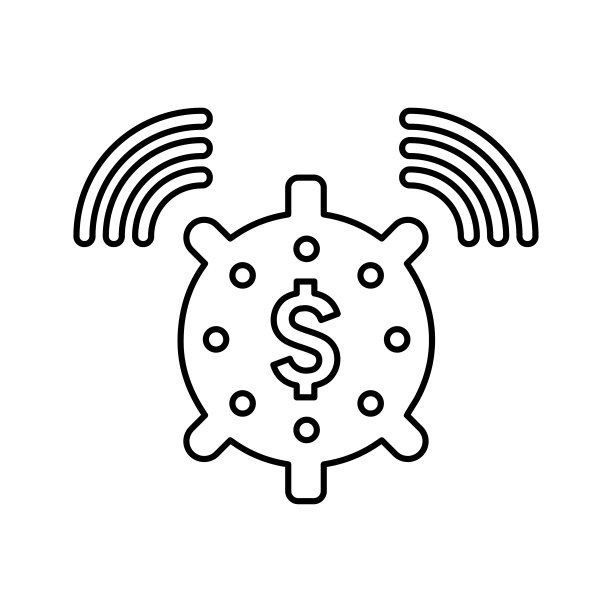 投资时间计划图标矢量轮廓图片下载