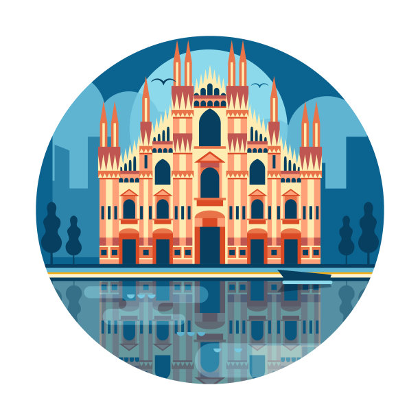 游览意大利米兰大教堂图片下载