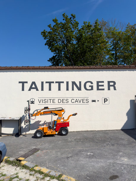 位于香槟兰斯的Taittinger Champagne House游客中心和酒窖图片下载