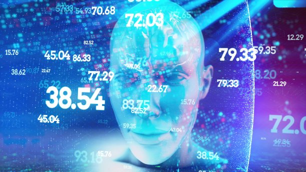 人形的抽象肖像。图片下载