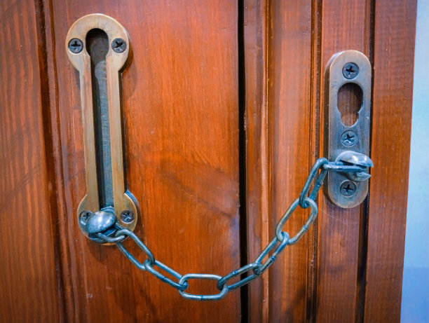 安全门链锁，防盗门链锁，金属锁链锁，护栓，防盗门锁，防盗门锁，防盗门锁，防盗门锁，防盗门锁，防盗门锁，库存照片图片下载