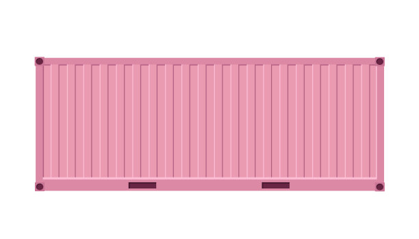 粉色船运集装箱图片下载