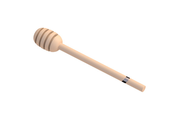 一个蜜罐孤立在白色背景上。三维渲染图片下载