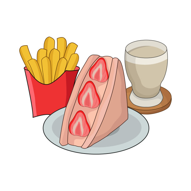 草莓夹心图片下载