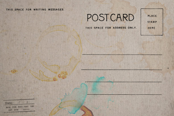 旧明信片的空白图片下载