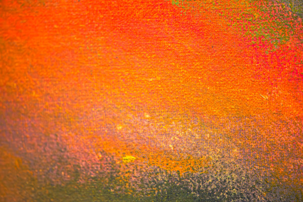 彩色交响曲:微距照片的油画细节图片下载