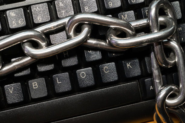 区块链技术概念。图片下载