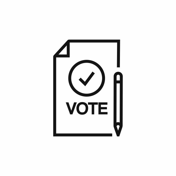 选举图标相关的矢量设计概念。信息图表，移动和网络等。独特的风格像素完美图标。图片下载