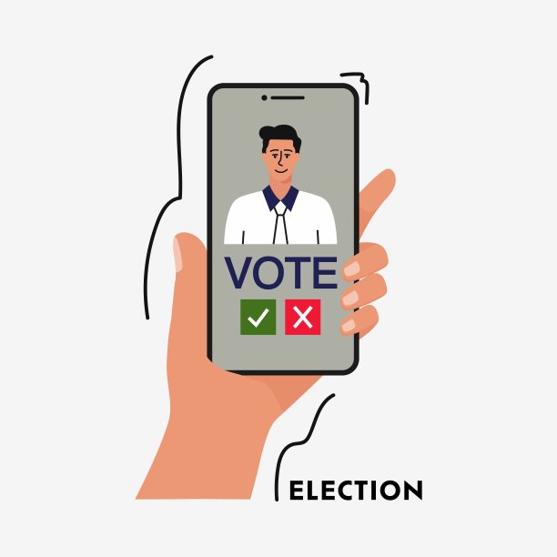 选举图标相关的矢量设计概念。信息图表，移动和网络等。独特的风格像素完美图标。图片下载