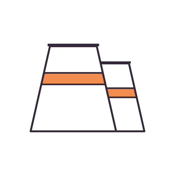 工厂建筑图标，核冷却塔，蒸汽或蒸汽排放，炼油厂，发电厂，空气污染，热电站。图片下载