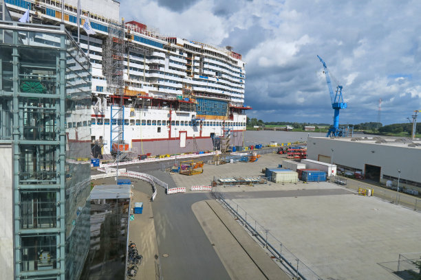 德国下萨克森州帕彭堡的码头迈耶图片下载