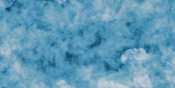 抽象写实水彩画的云背景，艺术抽象的天空表面绿松石蓝绿色蓝色托斯卡水彩画纹理设计横幅，背景，模板，海报，壁纸图片下载