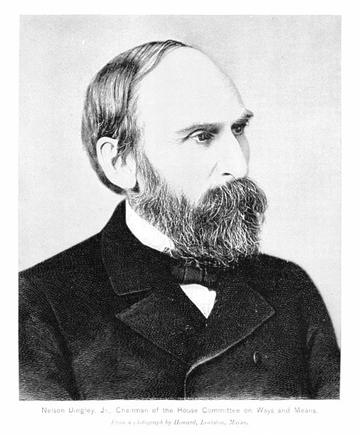 小尼尔森·丁利，照片肖像，美国国会议员和缅因州州长，19世纪美国历史图片下载