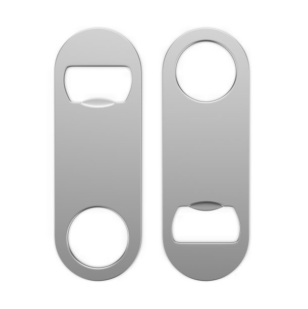 不锈钢迷你平板开瓶器，坚固耐用的啤酒开瓶器。图片下载