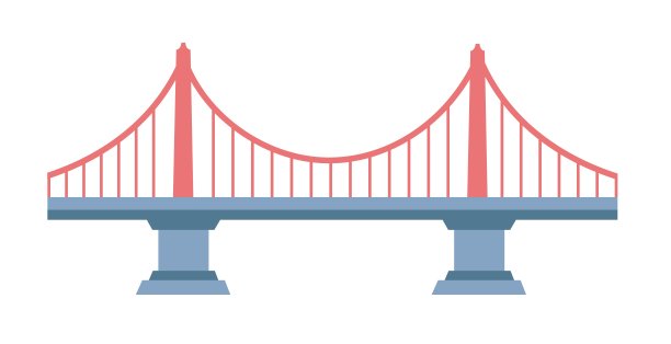 桥梁城市规划与建筑设计图片下载