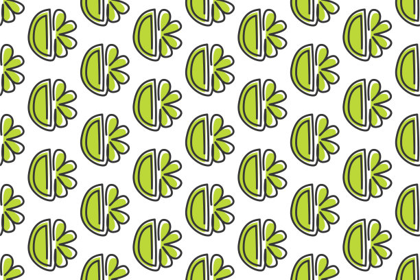 猕猴桃无缝图案背景图片下载