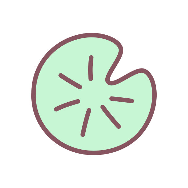 可爱的荷叶图标图片下载