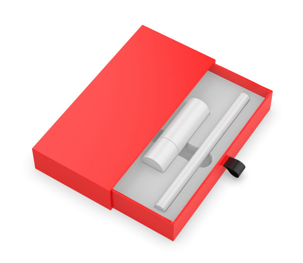 口红和眼睛和嘴唇化妆笔铅笔，3d插图。图片下载