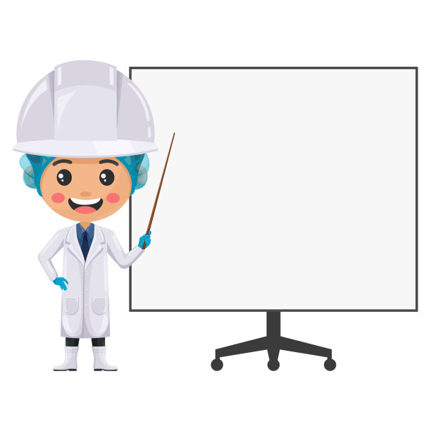 食品生产线的质量控制主管可以在会议中在白板上进行演讲或培训。食品工业工程师。首席食品安全。食品生产加工安全图片下载