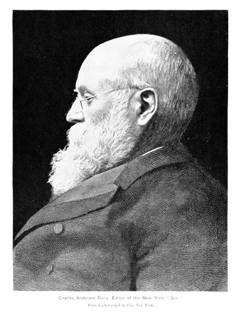查尔斯·安德森·达纳肖像照片，记者，作家，政府官员，美国，19世纪美国历史图片下载