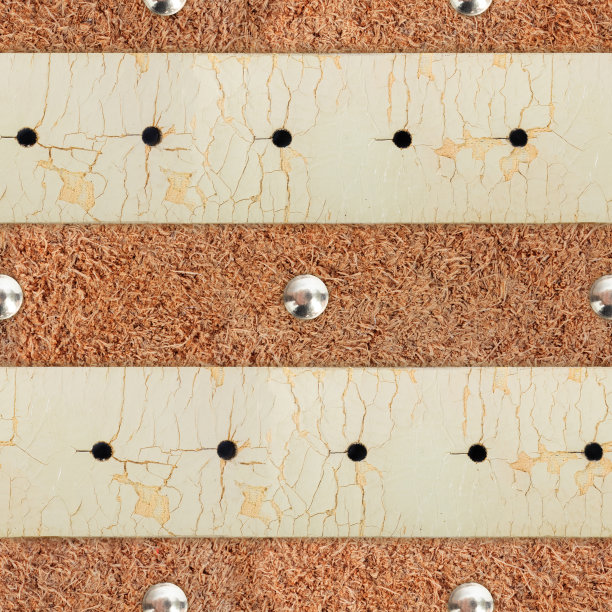 无缝4k照片纹理的白色和棕色皮革和麂皮磨损带表面。图片下载