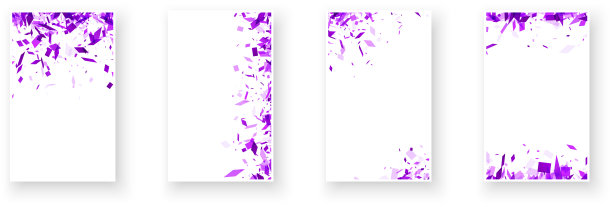 渐变紫色水晶面板图片下载