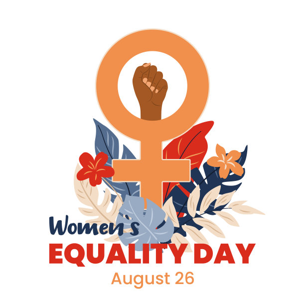 妇女平等日金星标志横幅。图片下载