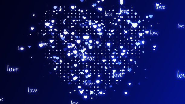 无缝图案与心。浪漫的奶油桃色背景纺织品，壁纸，织物，设计图片下载