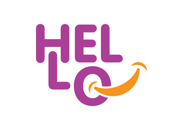 你好字和微笑符号。微笑符号和hello概念图片下载