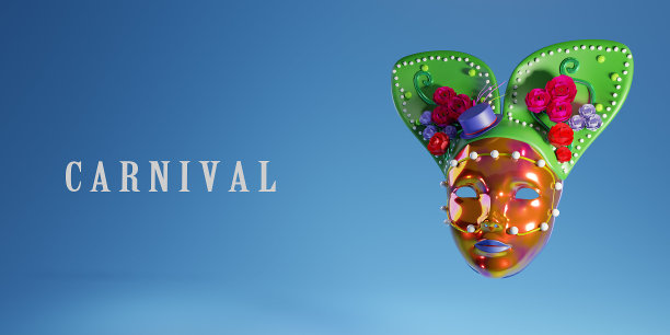 嘉年华概念图。3 d渲染。图片下载