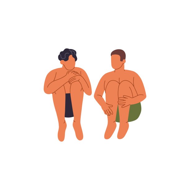 穿着泳衣的人们在沙滩上放松。孩子们一起坐在海边。穿沙滩装的男孩在暑假休息。朋友在海上旅行。平面隔离矢量插图上的白色背景图片下载