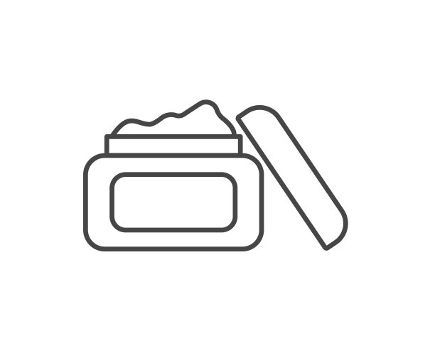 矢量图标的美容，化妆品和护理。瓶子，罐子，沐浴露，面霜，身体乳，喷雾，药膏，膏体。图片下载